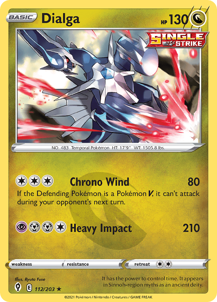 Pokemon TCG: Dialga Holo (112/203)