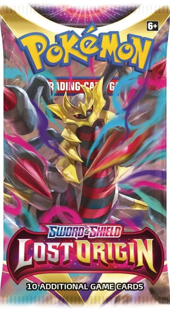 Pokemon TCG Sword & Shield Lost Origin booster pack, Giratina artwork