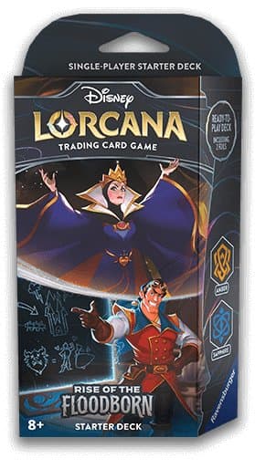 Disney Lorcana TCG - Set 2 Rise of the Floodborn - Starter Deck (8 Count)