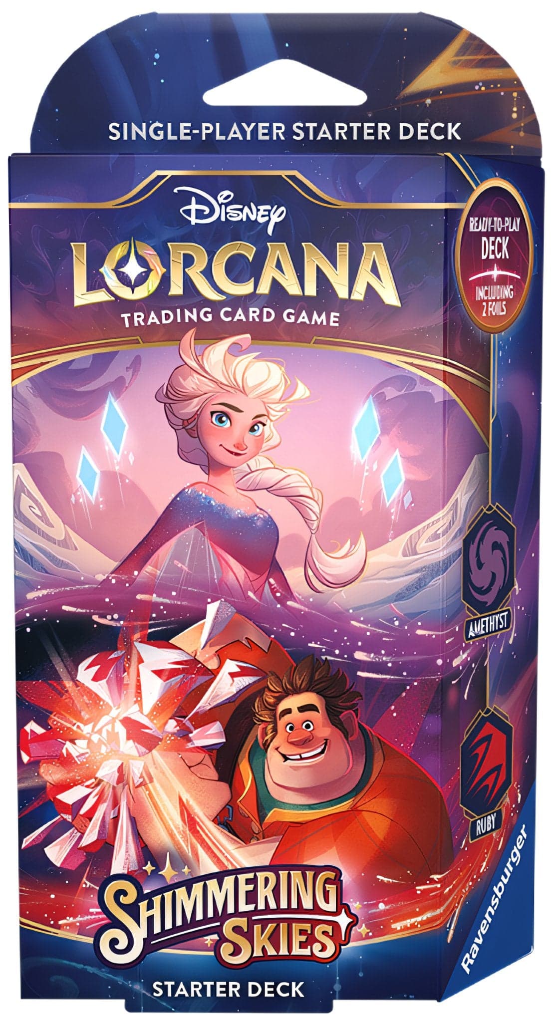 Disney Lorcana TCG - Set 5 Shimmering Skies - Starter Deck (8 Count)