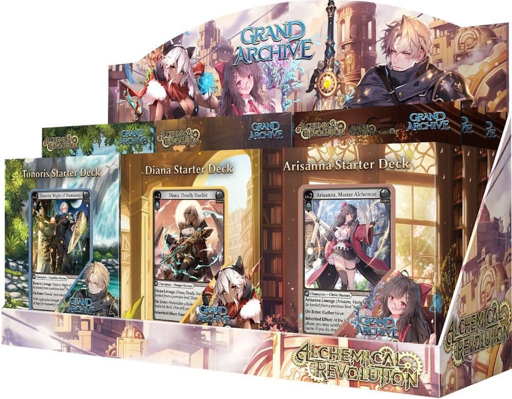 Grand Archive TCG - Alchemical Revolution Starter Deck Display (9 Count)