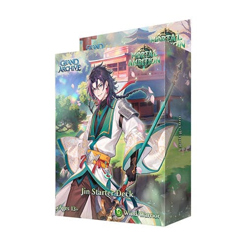 Grand Archive TCG - Mortal Ambition Starter Deck Display - Jin (8 Count)