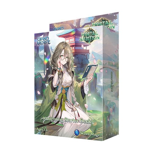 Grand Archive TCG - Mortal Ambition Starter Deck Display - Kongming (8 Count)