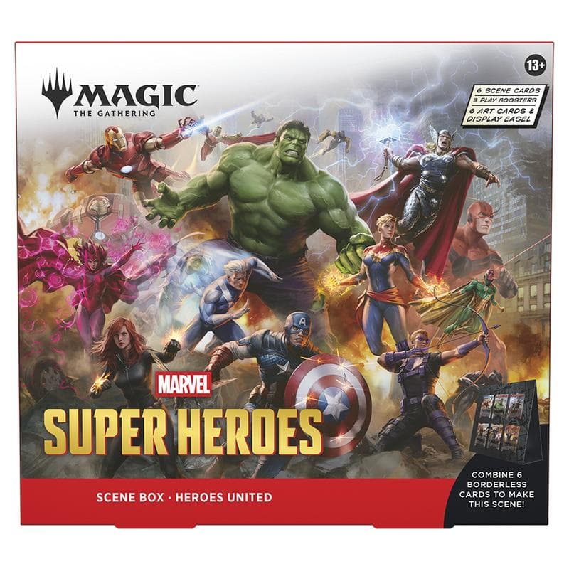 Magic: The Gathering - Marvel Super Heroes Scene Box (4 Count)