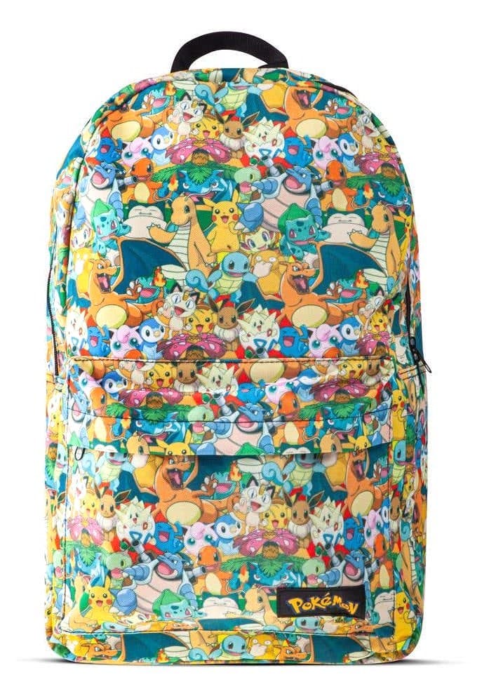 Pokemon Characters All-Over Print Backpack (Difuzed)