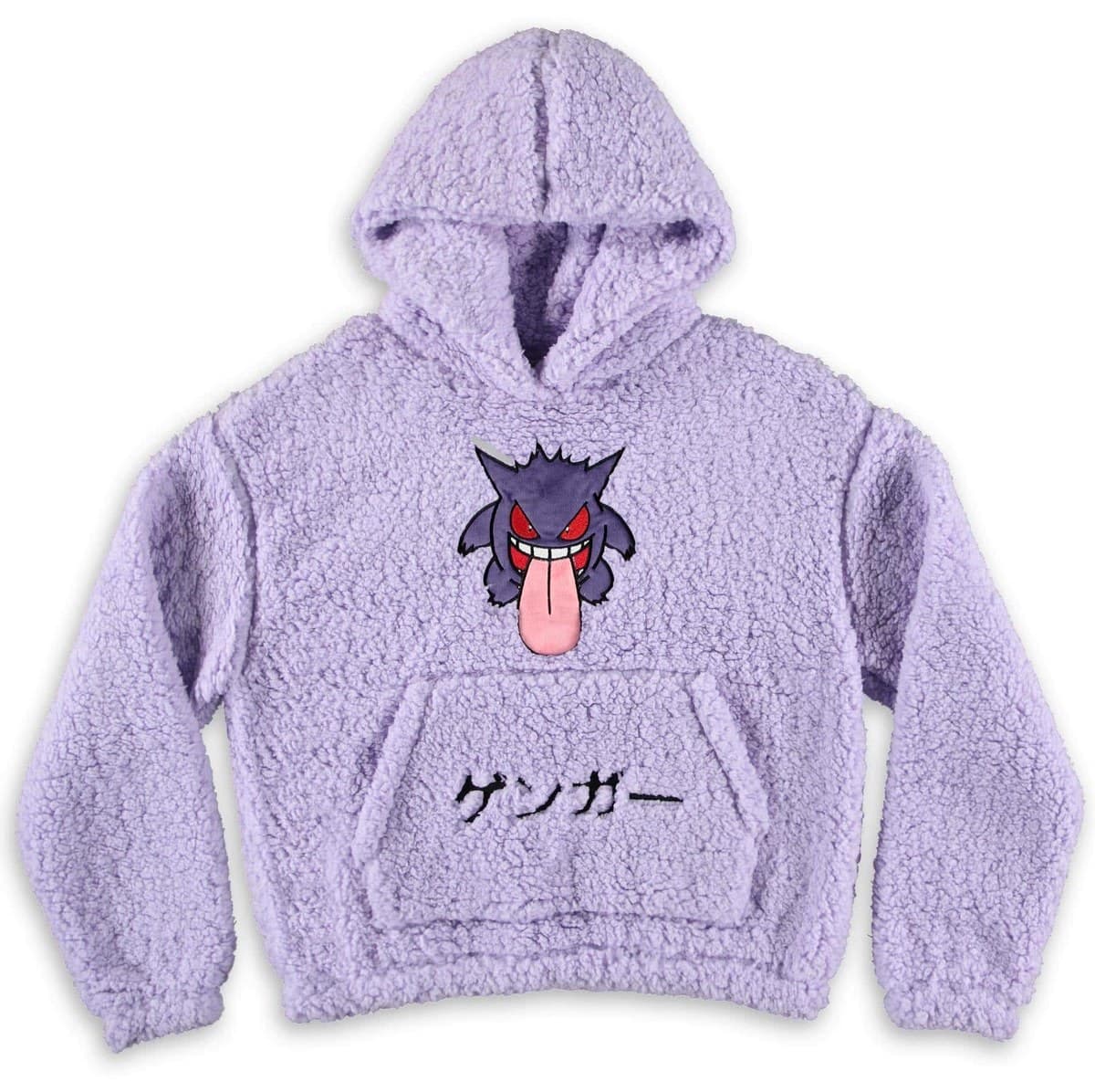 Pokemon Teddy Gengar Fleece Hoodie (Difuzed)
