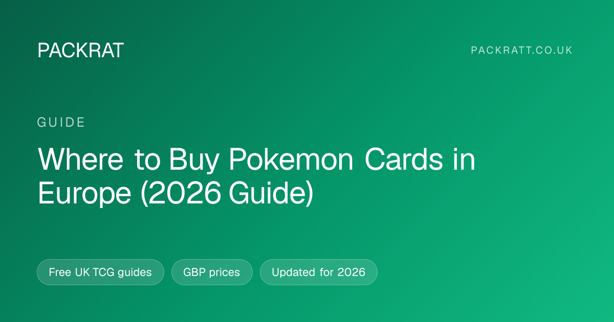 cheapest place to buy pokemon cards uk English Booster Pack Bundle (8 Packs) — Eterna How to Buy Pokemon TCG